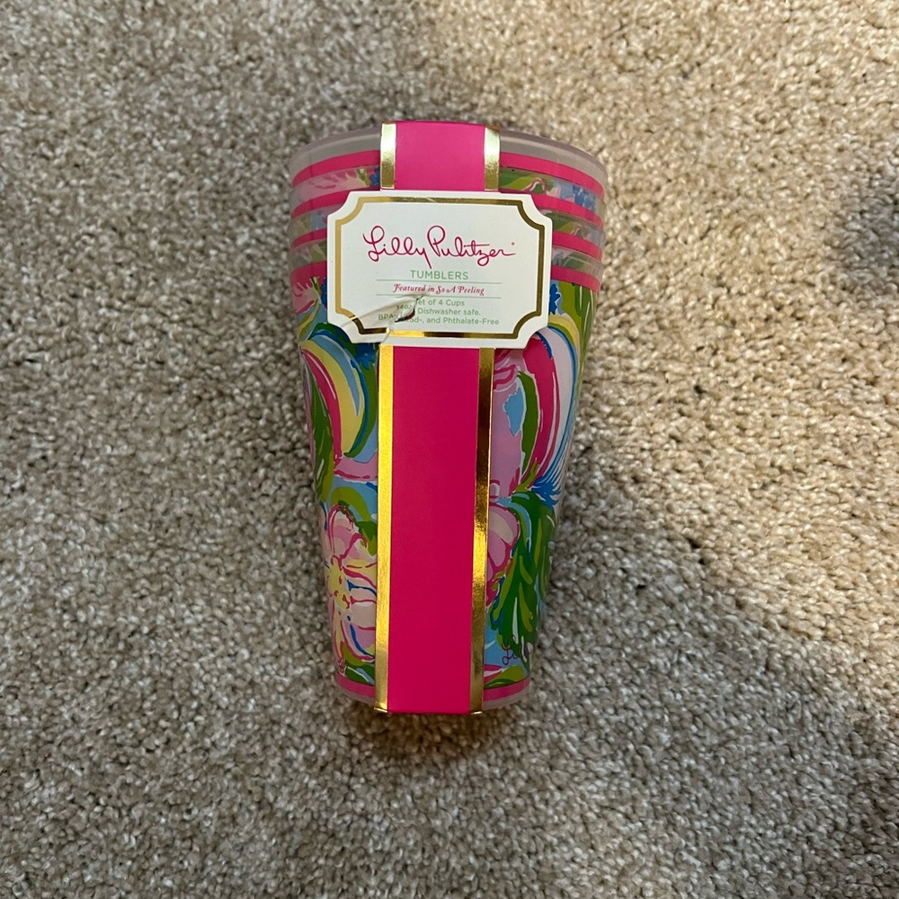 NWT Lilly Pulitzer cups